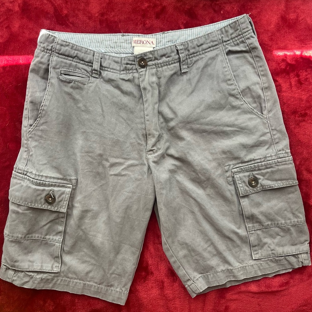 Merona gray cargo shorts